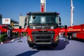 Volvo Chassis Vehicles Shine at China Fire Exhibition