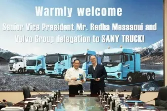 Volvo Group Senior Executives Visit China Sany