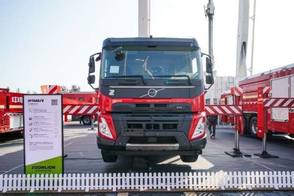 Volvo Chassis Vehicles Shine at China Fire Exhibition