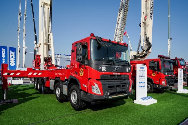 Volvo Chassis Vehicles Shine at China Fire Exhibition