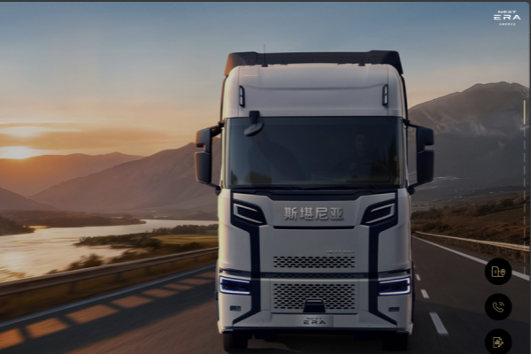 Scania's China-manufactured Super heavy-duty truck, with a starting price of RMB 539,000.