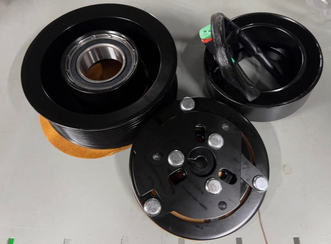 One clutch assembly compatible with OE air-conditioning compressors is now available for sale.